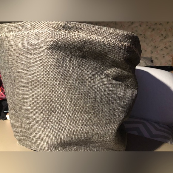 Gray Fabric Storage Bins - Picture 2 of 3